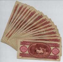 1949-1968. 100Ft (16x) 5 különféle évszámmal T:III,III-