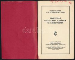 cca 1940 Weiss Manfréd Acél- és Fémművek, Csepel. Öntöttvas radiátorok, kazánok és szerelvények. Kép...