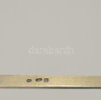 Ezüst(Ag) kiskanál, jelzett, h: 11,5 cm, nettó: 12,8 g