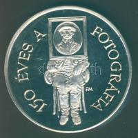 1989. "Ofotért-150 éves a fotográfia" Ag emlékérem 35,76g T:PP Díszdobozban!