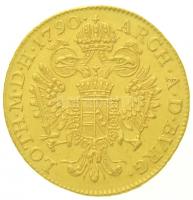 1790B Dukát Au "II. József" (3,47g) T:1-,2 / 
Hungary 1790B Ducat Au "Joseph II"...