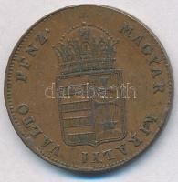 1848. 1kr Cu T:1-,2 ph., anyagfölösleg 
Adamo B1