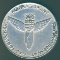 1947. "S.A.S." Ag emlékérem 22,56g. Szign:Loósz József T:2 ph.