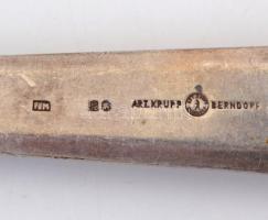 Alpakka főleg kanalak, villák, több jelzett, összesen:29 db