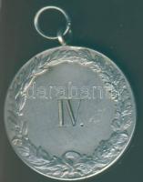 "Magyar Vizi Sport-IV. helyezet" Ag medál, 8,39g T:2