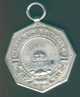 1893. "Magyar Úszó Egyesület" Ag medál 13,83g T:2/3