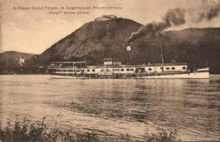 M. kir. Folyam- és Tengerhajózási Rt. Margit termes gőzöse; Klösz György és Fia / Hungarian steamship Margit