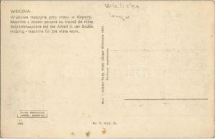 Wieliczka, Wrebowa maszyna przy pracy w Kopalni / salt mine, Incising machine for the mine work (fl)