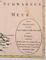 cca 1770 Magyarországot is ábrázoló Balkán és Kelet Kelet Európa térkép. Neue Graenzkarte zwischen O...