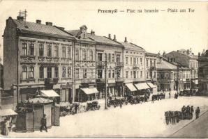 Przemysl, Plac na bramie / Platz am Tor / square at the gate, shops (EK)