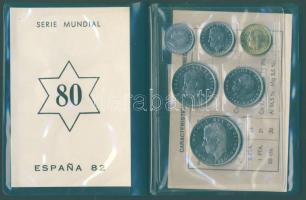 Spanyolország 1982. "Labdarugó VB" szett 6 klf db 0,50P-100P T:1