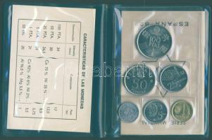 Spanyolország 1982. "Labdarugó VB" szett 6 klf db 0,50P-100P T:1