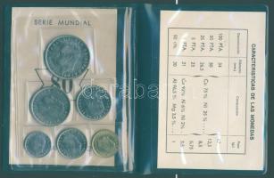 Spanyolország 1982. "Labdarugó VB" szett 6 klf db 0,50P-100P T:1