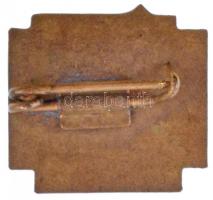 ~1960-1970. "Debrecen Ipari Vásár" zománcozott jelvény (17x17mm) T:2