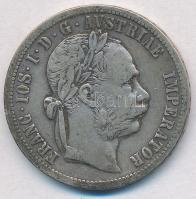 Ausztria 1877. 1Fl Ag "Ferenc József" T:2-,3  Austria 1877. 1 Florin Ag "Franz Joseph" C:VF,F Krause KM#2222