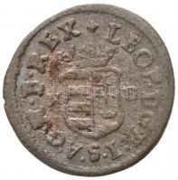 1701KB Duarius "I. Lipót" Körmöcbánya (0,61g) T:2- 
Huszár 1499., Unger II.: 1105