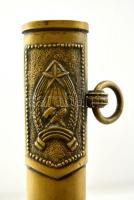 cca 1950 Magyar tábornoki tőr, számozott (5), gazdagon díszített pengével és markolattal, díszes Rák...