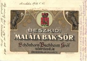 Munkács, Mukacheve; Fertil-Kali mezőgazdasági kálium használata, propaganda lap. Hátoldalon az őrheg...