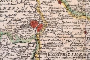 Joannis Jacobi Lidl (1696-1771): Accurata descriptio Gegraphia totus Regni Bohemiae / Csehország kom...