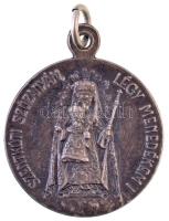 DN "Szent Antal könyörögj érettünk! / Szentkúti Szűzanyám légy menedékem!" fém medál füllel (22mm) T:2