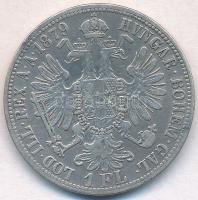 Ausztria 1879. 1Fl Ag "Ferenc József" T:2,3 
Austria 1879. 1 Florin Ag "Franz Joseph...