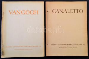 A Farbige Gemäldewiedergaben Mappe sorozat (Seemann Verlag, Lipcse) 6 kötete (99, 120-121, 126-127, ...