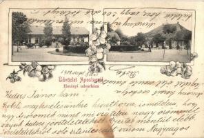 Apostag, Hetényi udvarháza, floral Art Nouveau (EB)