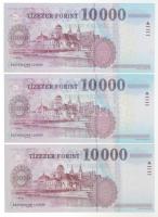 2006. 10.000Ft "AB" + 2008. 10.000Ft "AA" + 2012. 10.000Ft "AD" T:I-,I...