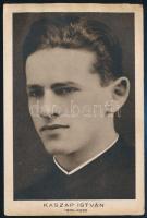 cca 1938 Kaszap István (1916-1935) jezsuita novíciust ábrázoló képeslap