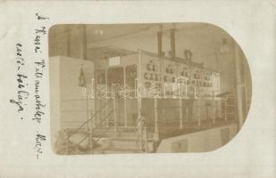 1909 Kassa, Kosice; Villamostelep kapcsolótáblája, belső / switchboard of the electricity plant, interior, photo