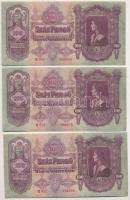 1930. 100P (3x) sorszámkövetők T:I