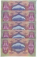 1930. 100P (10x) sorszámkövetők T:I / Hungary 1930. 100 Pengő (10x) sequential serials C:UNC
Adamo ...