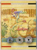 Egyiptom 12db-os szuvenír érme szett T:vegyes Egypt 12pcs of coins in souvenir set C:mixed