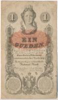 1858. 1G T:III,III-  Austrian Empire 1858. 1 Gulden C:F,VG Adamo G87