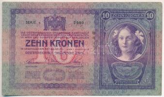 1904. 10K hamis(?) felülbélyegzéssel T:III szép papír
Adamo K10