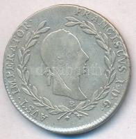 1830B 20kr Ag "Ferenc" (6,5g) T:2-,3