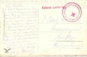 Szombathely, Perinti híd, Dukesz Jenő kiadása + Katonai ápolási ügy. '1. sz. egyleti tartalékkó...