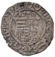 1578K-B Denár Ag "Rudolf" (0,44g) T:2,2- Huszár: 1058.,Unger II.: 810.a