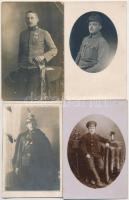 8 db RÉGI I. VH katonai fotó képeslap, vegyes minőség / 8 pre-1945 WWI military photo postcards, mix...