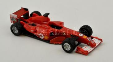 Ferrari F2005 játék kisautó, kis karcolásokkal, 12x4,5 cm