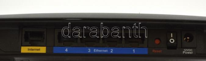 Linksys E1000 Wireless 300Mbps 4 portos router telepítő cd vel, adapterrel, hálózati kábellel. Nagy ...