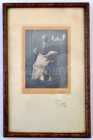 cca 1935 XI. Piusz pápa saját kézzel aláírt fényképe, GIuseppe Felici jelzett fotója, 14×10 cm / cca...