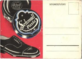 Schmoll cipőpaszta reklám / Schmoll shoe paste advertisement card (EK)