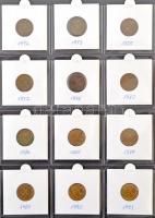 Ausztria 1982-1994. 10gr (18x) + 1960-1994. 50gr (20x) + 1925. 1/2Sch Ag + 1947-1998. 1Sch (12x) + 1...