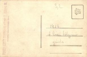 1924 A bécsi hölgyúszó gárda, két tagon Dávid-csillag / Viennese female swimming team with the Star ...