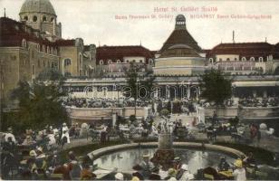 Budapest XI. Szent Gellért gyógyfürdő és szálló, kert