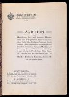 1907 Dorotheum aukciós katalógus. Wien, W. Hamburger-ny. Kiadói szecessziós papírkötés, kissé kopott...