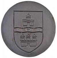 1988. "A csepeli PV gyakorlat emlékére" fém emlékérem eredeti tokban (115mm) T:2