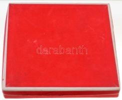 1988. "A csepeli PV gyakorlat emlékére" fém emlékérem eredeti tokban (115mm) T:2