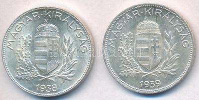 1938. 1P Ag + 1939. 1P Ag T:1-,2 Adamo P6